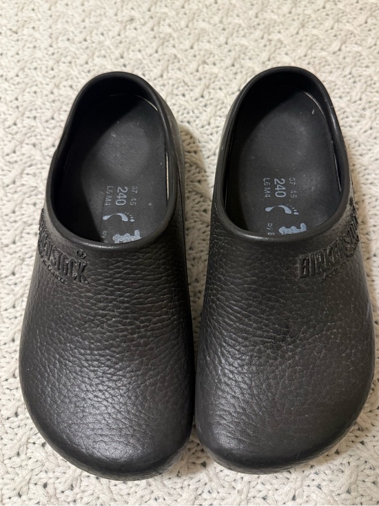 Birkenstock Shoes - Birkenstock Womens 6 Men’s 4 Black Slip-On EVA Clogs